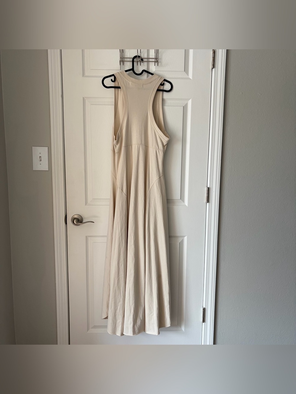 EUC Free People Beach Main Street Racer Back Midi Dress in Tea size Large - Picture 4 of 8